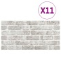 Paneles de pared 3D diseño de ladrillo 10 uds EPS gris claro de , Recubrimiento de paredes - Ref: Foro24-147199, Precio: 209,...