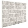 Paneles de pared 3D diseño de ladrillo 10 uds EPS gris claro de , Recubrimiento de paredes - Ref: Foro24-147199, Precio: 209,...