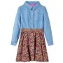 Vestido infantil de manga larga azul marino y vaquero 92 de , Vestidos de niños - Ref: Foro24-14119, Precio: 17,29 €, Descuen...
