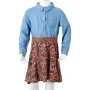 Vestido infantil de manga larga azul marino y vaquero 92 de , Vestidos de niños - Ref: Foro24-14119, Precio: 17,29 €, Descuen...