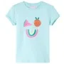 Camiseta infantil aguamarina claro 104 de , Camisetas para niños - Ref: Foro24-11390, Precio: 8,30 €, Descuento: %