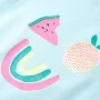 Camiseta infantil aguamarina claro 104 de , Camisetas para niños - Ref: Foro24-11390, Precio: 8,30 €, Descuento: %