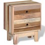 Mesita de noche de madera maciza reciclada de vidaXL, Mesitas de noche - Ref: Foro24-244234, Precio: 96,13 €, Descuento: %