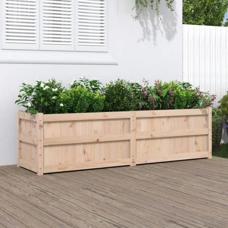 Jardinera de madera maciza de pino 180x50x50 cm de , Maceteros y jardineras - Ref: Foro24-837504, Precio: 136,66 €, Descuento: %