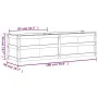 Jardinera de madera maciza de pino 180x50x50 cm de , Maceteros y jardineras - Ref: Foro24-837504, Precio: 136,66 €, Descuento: %