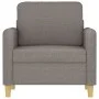 Sillón de tela gris taupé 60 cm de , Sofás - Ref: Foro24-359469, Precio: 142,72 €, Descuento: %