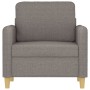 Sillón de tela gris taupé 60 cm de , Sofás - Ref: Foro24-359469, Precio: 144,90 €, Descuento: %