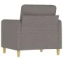 Sillón de tela gris taupé 60 cm de , Sofás - Ref: Foro24-359469, Precio: 142,72 €, Descuento: %