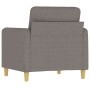 Sillón de tela gris taupé 60 cm de , Sofás - Ref: Foro24-359469, Precio: 144,90 €, Descuento: %