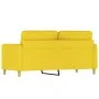 Zweiplätziges Sofa aus hellem gelbem Stoff, 140 cm. von , Sofas - Ref: Foro24-359483, Preis: 208,14 €, Rabatt: %