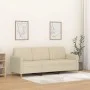 Sofá de 3 plazas de tela crema 180 cm de , Sofás - Ref: Foro24-359488, Precio: 273,38 €, Descuento: %