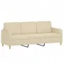 Sofá de 3 plazas de tela crema 180 cm de , Sofás - Ref: Foro24-359488, Precio: 273,38 €, Descuento: %