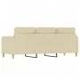 Sofá de 3 plazas de tela crema 180 cm de , Sofás - Ref: Foro24-359488, Precio: 273,38 €, Descuento: %