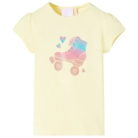 Camiseta infantil amarillo suave 140 de , Camisetas para niños - Ref: Foro24-10583, Precio: 8,24 €, Descuento: %