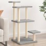 Postes rascadores para gatos con plataformas gris claro 98,5 cm de , Mobiliario para gatos - Ref: Foro24-172107, Precio: 42,5...