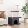 Rascador para gatos con postes de sisal gris oscuro 110 cm de , Mobiliario para gatos - Ref: Foro24-172105, Precio: 32,31 €, ...