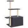 Rascador para gatos con postes de sisal gris oscuro 110 cm de , Mobiliario para gatos - Ref: Foro24-172105, Precio: 32,31 €, ...