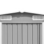 Caseta de jardín metal gris 257x580x181 cm de vidaXL, Cobertizos - Ref: Foro24-143353, Precio: 649,07 €, Descuento: %