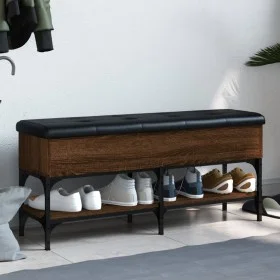 Ingenieurholz Schuhbank in Eichenbraun 102x32x45 cm von , Bänke für Hallen und Lager - Ref: Foro24-835181, Preis: 78,14 €, Ra...