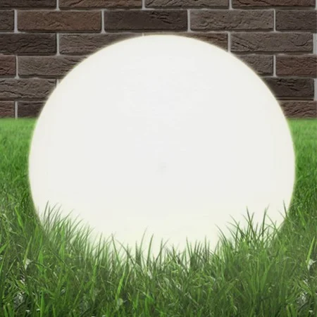Lámpara de bola LED esférica 50 cm PMMA de vidaXL, Iluminación de exterior - Ref: Foro24-50658, Precio: 112,49 €, Descuento: %