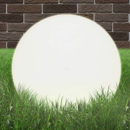Lámpara de bola LED esférica 50 cm PMMA de vidaXL, Iluminación de exterior - Ref: Foro24-50658, Precio: 122,57 €, Descuento: %
