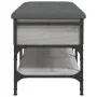 Banco zapatero madera de ingeniería gris Sonoma 82x42x45 cm by , Benches for halls and storage - Ref: Foro24-835195, Price: 7...