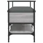 Banco zapatero madera de ingeniería gris Sonoma 85,5x42x57,5 cm by , Benches for halls and storage - Ref: Foro24-835232, Pric...