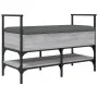 Banco zapatero madera de ingeniería gris Sonoma 85,5x42x57,5 cm by , Benches for halls and storage - Ref: Foro24-835232, Pric...