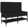 Banco zapatero madera de ingeniería negro 102x42x45 cm by , Benches for halls and storage - Ref: Foro24-835197, Price: 88,34 ...