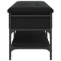 Banco zapatero madera de ingeniería negro 102x42x45 cm by , Benches for halls and storage - Ref: Foro24-835197, Price: 88,34 ...