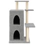 Rascador para gatos con postes de sisal gris claro 97 cm de , Mobiliario para gatos - Ref: Foro24-172113, Precio: 34,96 €, De...