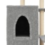 Rascador para gatos con postes de sisal gris claro 97 cm de , Mobiliario para gatos - Ref: Foro24-172113, Precio: 34,96 €, De...