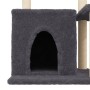 Rascador para gatos con postes de sisal gris oscuro 83 cm de , Mobiliario para gatos - Ref: Foro24-172111, Precio: 40,41 €, D...
