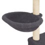 Rascador para gatos con postes de sisal gris oscuro 83 cm de , Mobiliario para gatos - Ref: Foro24-172111, Precio: 40,41 €, D...