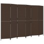 Biombo de 6 paneles ratán sintético marrón de , Divisores de ambientes - Ref: Foro24-365353, Precio: 229,85 €, Descuento: %