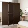 Biombo de 4 paneles ratán sintético marrón de , Divisores de ambientes - Ref: Foro24-365345, Precio: 186,41 €, Descuento: %