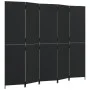 Biombo de 5 paneles ratán sintético negro de , Divisores de ambientes - Ref: Foro24-365364, Precio: 193,08 €, Descuento: %