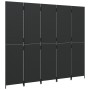 Biombo de 5 paneles ratán sintético negro de , Divisores de ambientes - Ref: Foro24-365364, Precio: 198,15 €, Descuento: %