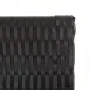 Biombo de 5 paneles ratán sintético negro de , Divisores de ambientes - Ref: Foro24-365364, Precio: 193,08 €, Descuento: %