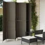 Biombo de 6 paneles ratán sintético gris de , Divisores de ambientes - Ref: Foro24-365370, Precio: 252,60 €, Descuento: %