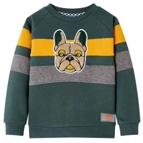 Sudadera infantil verde oscuro 140 de , Camisetas para niños - Ref: Foro24-13093, Precio: 12,22 €, Descuento: %