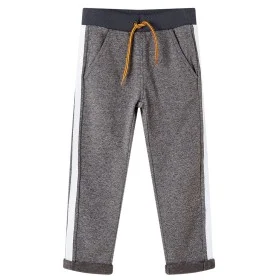 Pantalón de chándal infantil gris oscuro mélange 140 de , Pantalones de niños - Ref: Foro24-13098, Precio: 13,76 €, Descuento: %