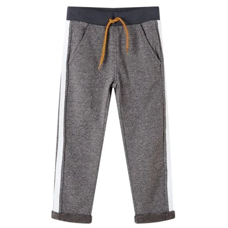 Pantalón de chándal infantil gris oscuro mélange 140 de , Pantalones de niños - Ref: Foro24-13098, Precio: 13,76 €, Descuento: %