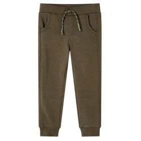 Pantalón de chándal infantil caqui mélange 104 de , Pantalones de niños - Ref: Foro24-12745, Precio: 10,64 €, Descuento: %