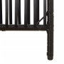 Biombo de 3 paneles ratán sintético negro de , Divisores de ambientes - Ref: Foro24-365372, Precio: 95,25 €, Descuento: %