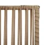 Biombo de 4 paneles ratán sintético beige de , Divisores de ambientes - Ref: Foro24-365379, Precio: 124,80 €, Descuento: %