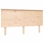 Estructura de cama con cabecero madera maciza 160x200 cm de , Camas y somieres - Ref: Foro24-3195231, Precio: 154,84 €, Descu...