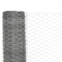 Alambrada de gallinero acero galvanizado plateado 25x1,2m de vidaXL, Paneles de vallas - Ref: Foro24-143324, Precio: 44,89 €,...