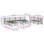 Set de mesa y taburetes altos jardín 9 pzas madera maciza pino de , Conjuntos de jardín - Ref: Foro24-3186298, Precio: 486,83...