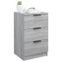Mesita de noche gris Sonoma 40x36x65 cm de vidaXL, Mesitas de noche - Ref: Foro24-817053, Precio: 55,55 €, Descuento: %